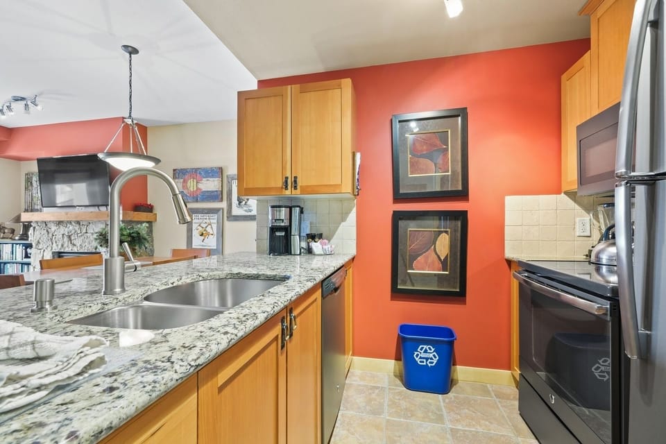 Room, Indoors, Kitchen, Flooring, Sink Faucet
