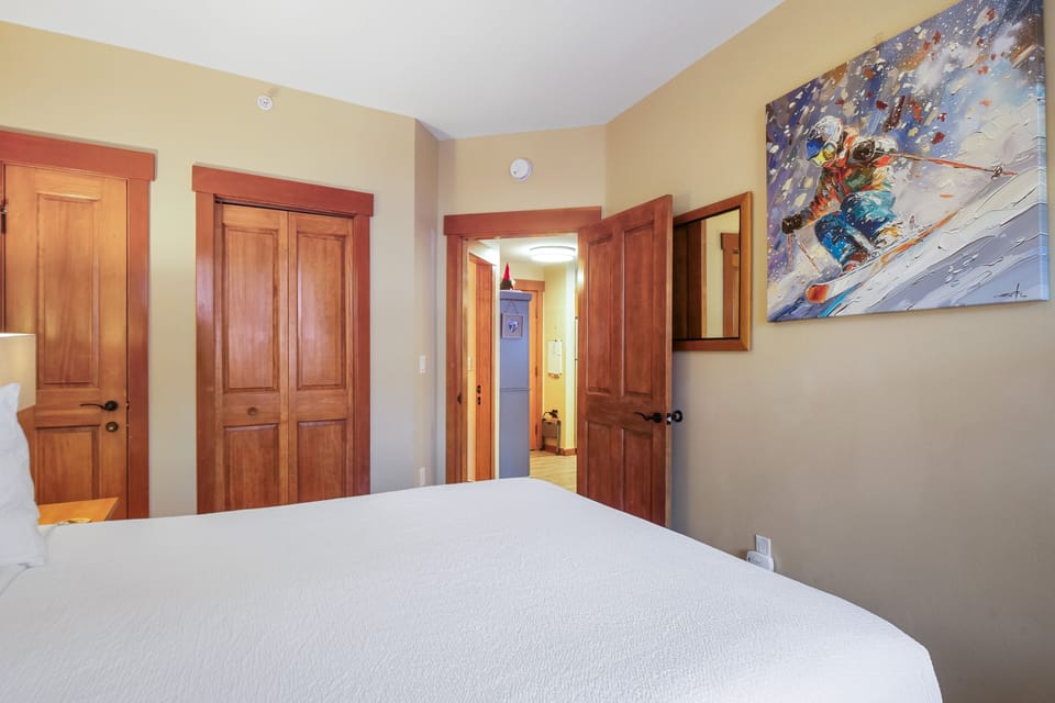Indoors, Bed, Furniture, Door, Floor
