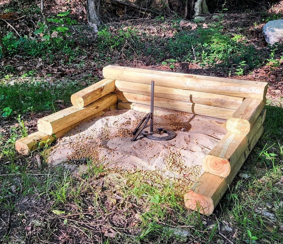 How about a friendly game of horse shoes? 