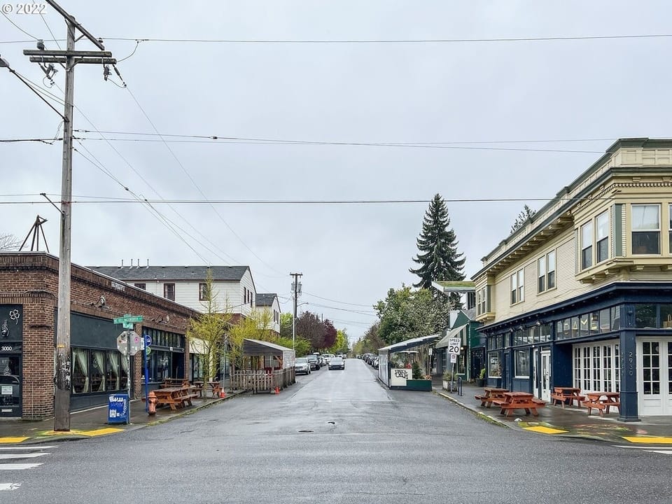 This is our street! 30th and Killingsworth, home to Jinx, Dame& Ripe Cooperative