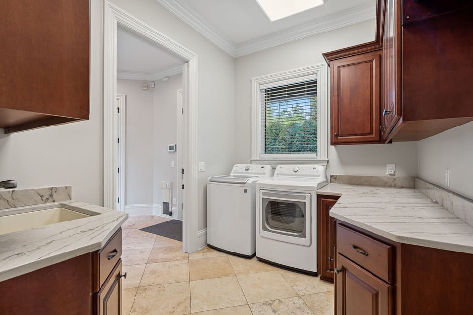 One of two laundry room to ensure everyone returns with clean clothes!