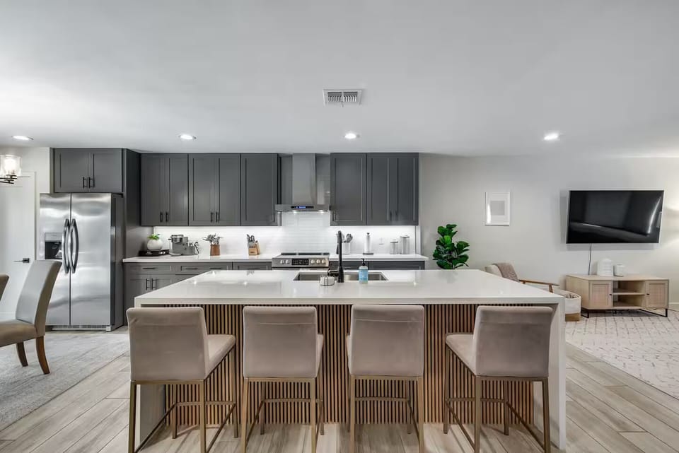 Open kitchen built to gather