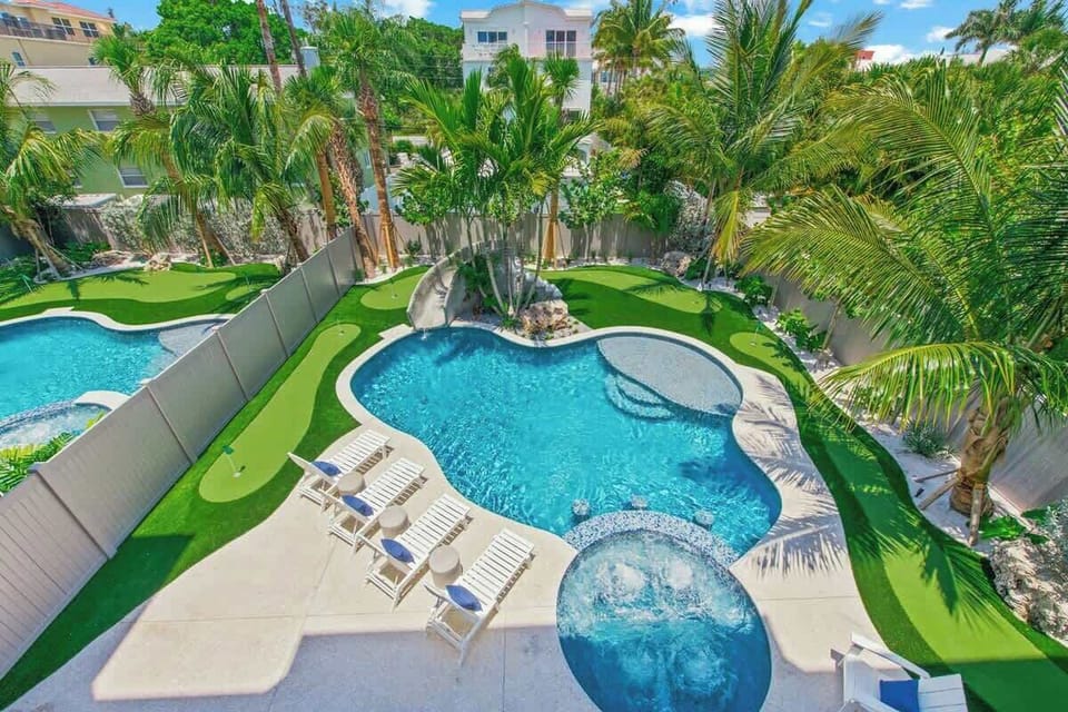 Aerial Drone Footage - Top Gulf Backyard Oasis