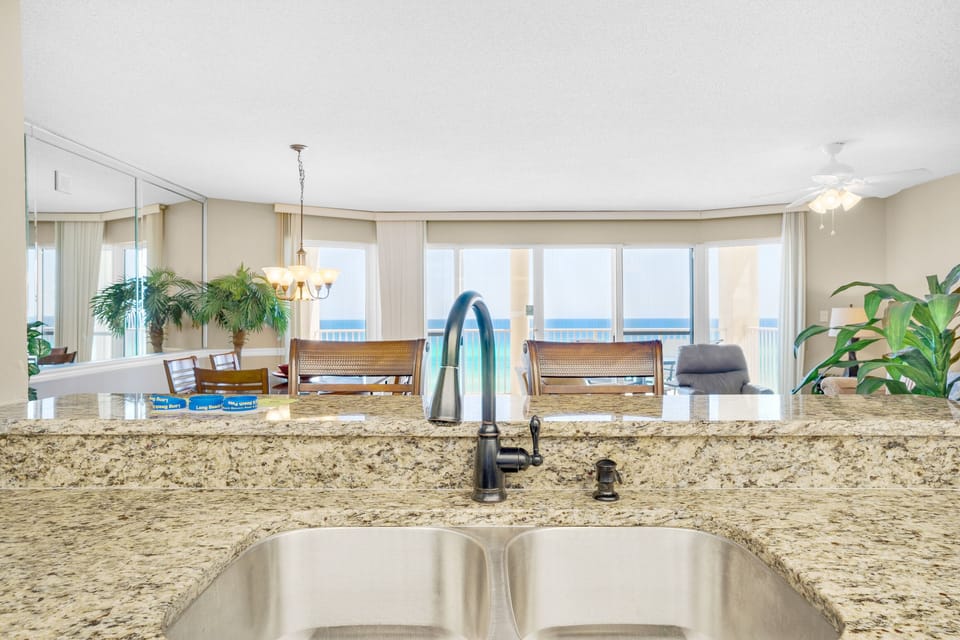 View from kitchen