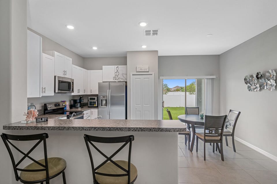 Kitchen with full amenities