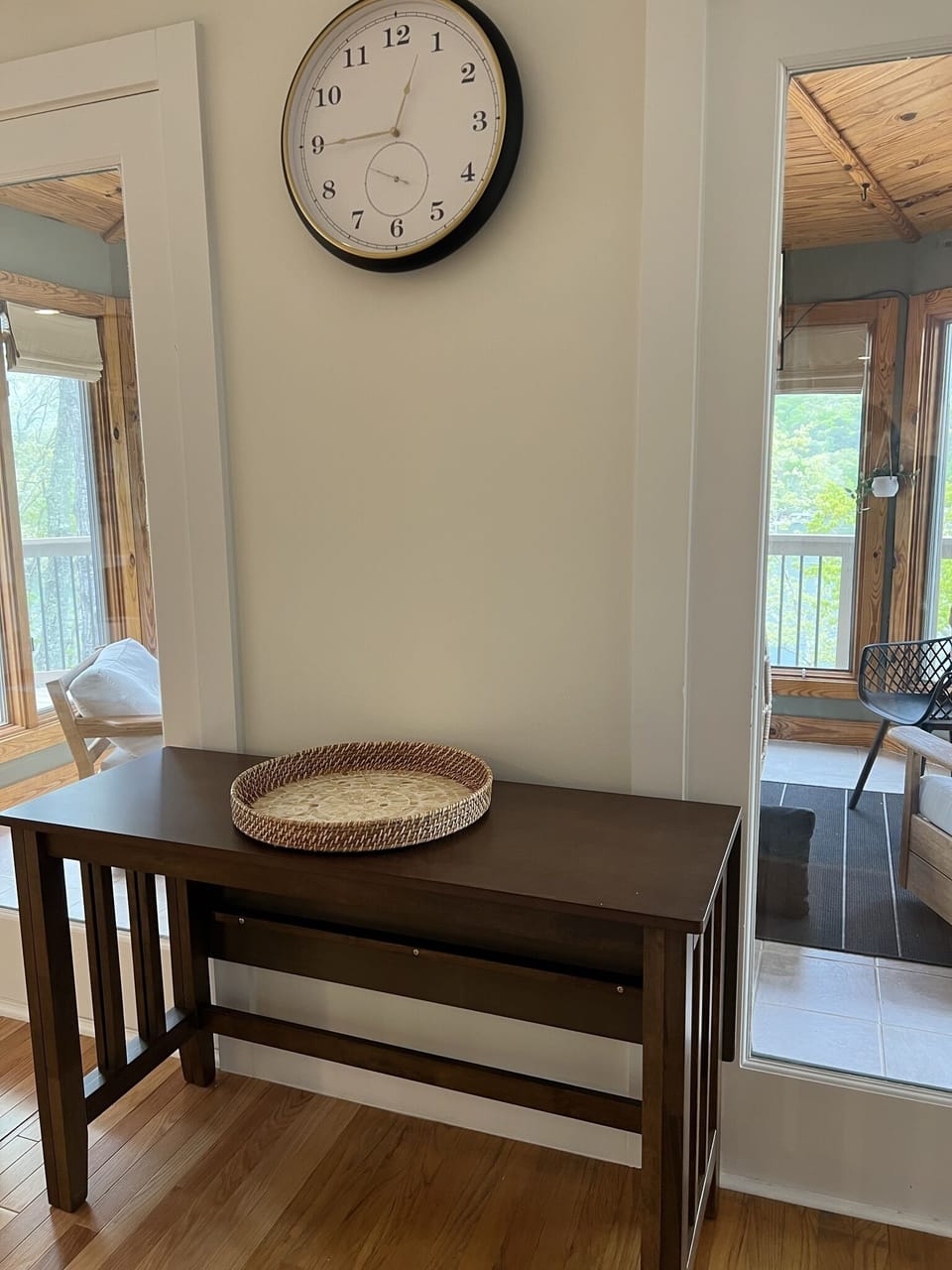 Folding dining table- seats 4