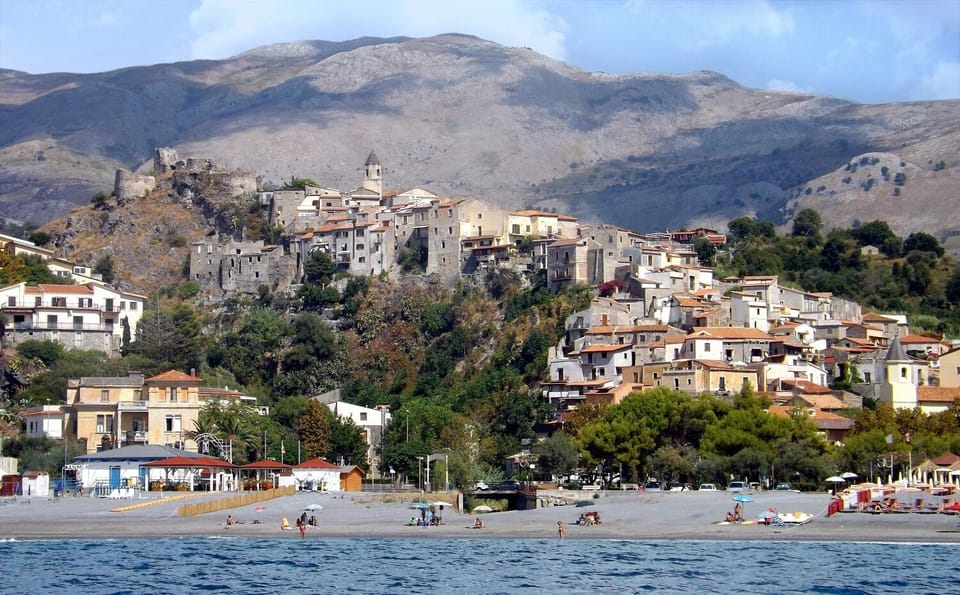 Old town from the beach. 