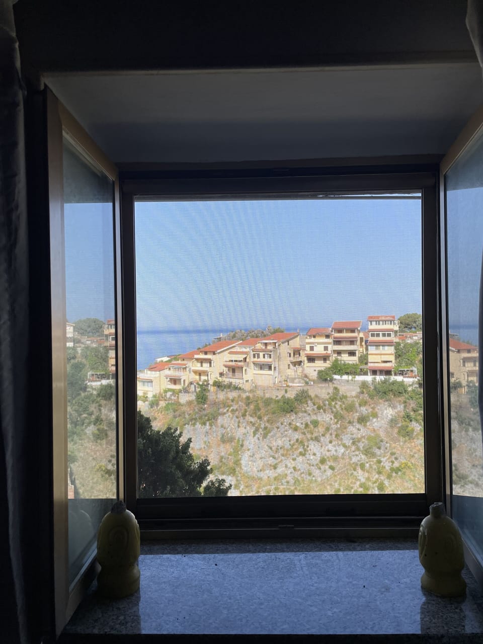 View from the master bedroom window. 