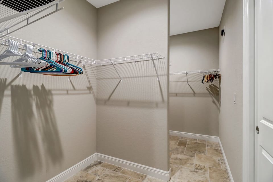 Master Closet with access to Laundry Room