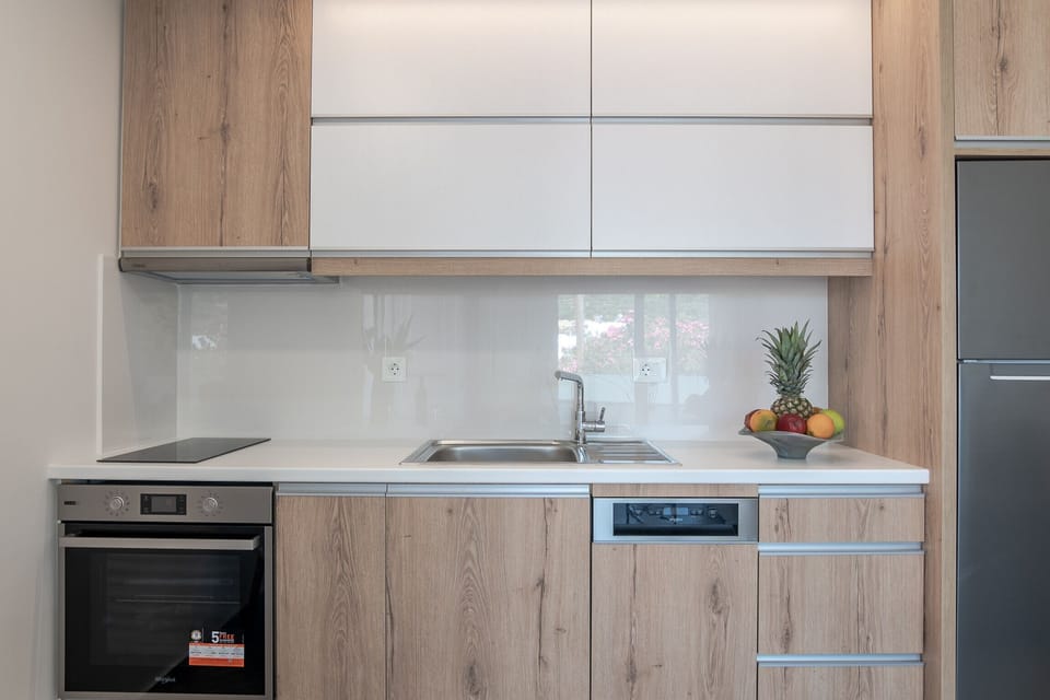 Kitchen of Cozy apartment near the beach & amenities, Plakias,Crete