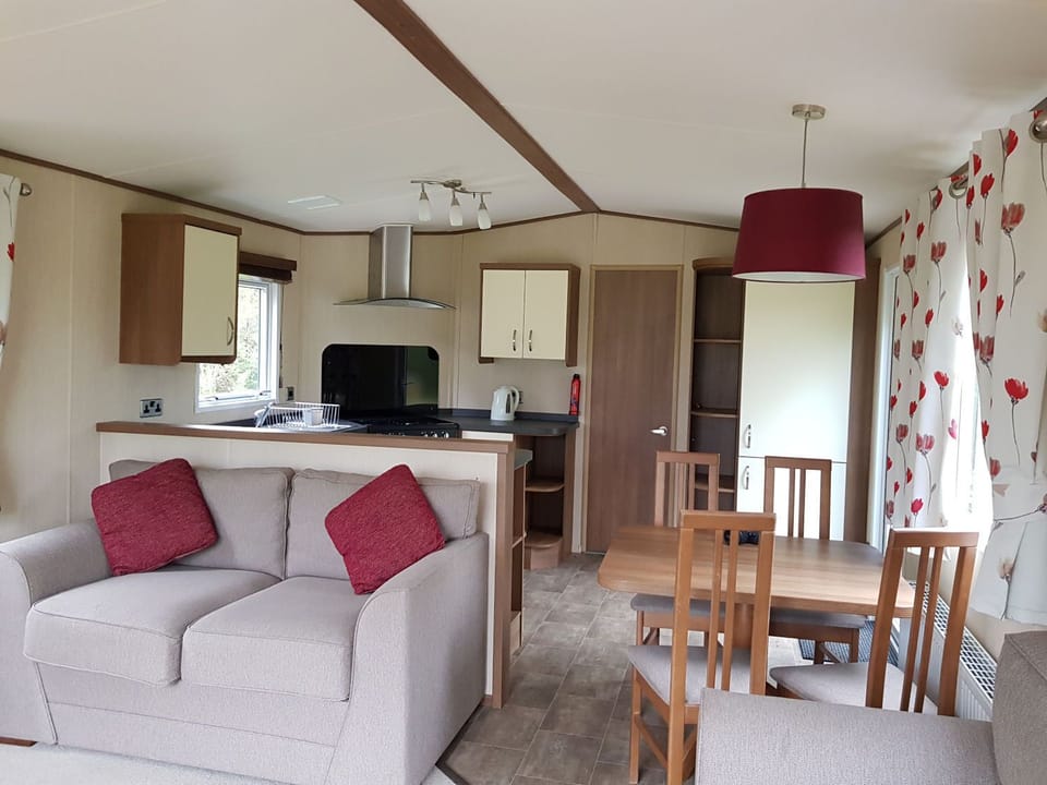 Living room towards kitchen