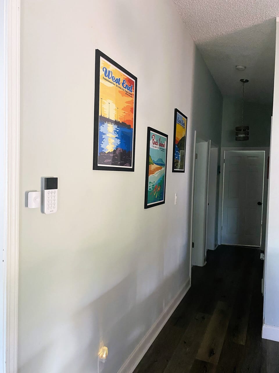 Hallway to the back of the house