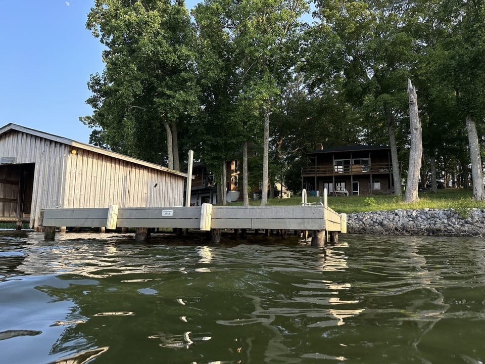 When you're floating on a raft, you will have this view.