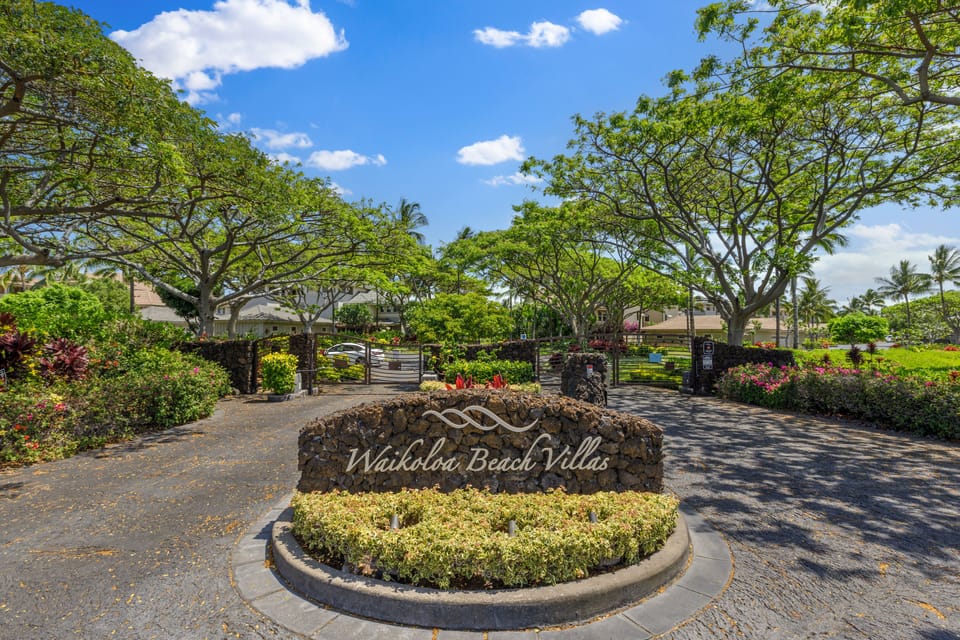 Entrance to Waikoloa Beach Villas