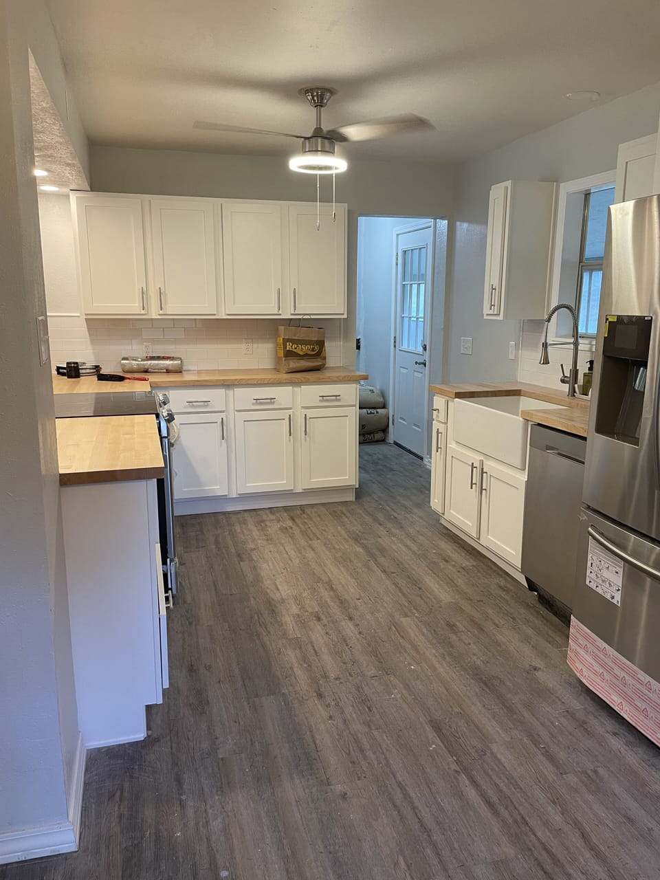 Entirely new kitchen and appliances, from top to bottom.