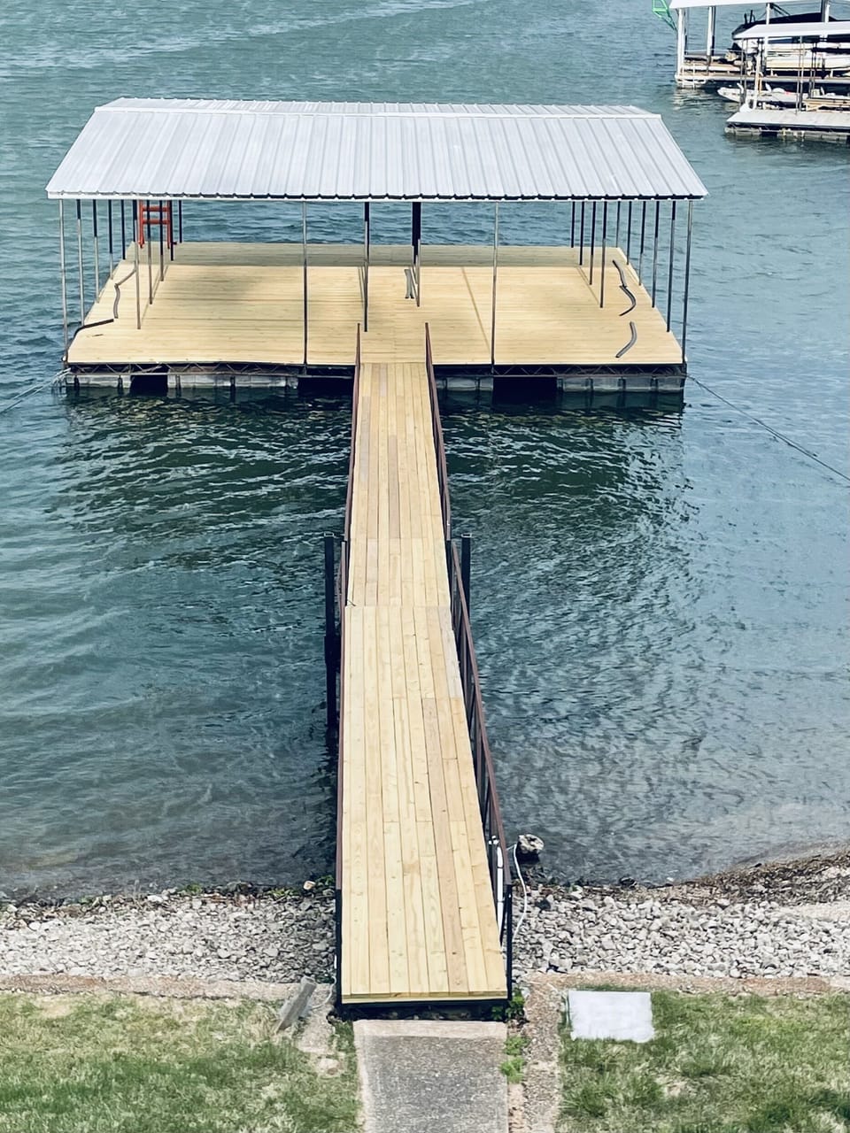 Community swim dock