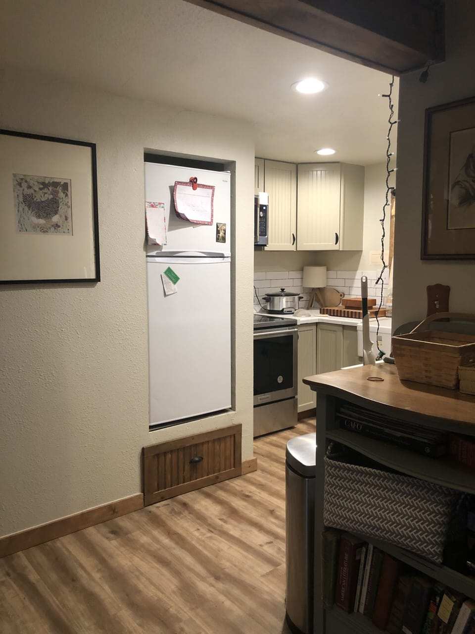 view of kitchen from living room