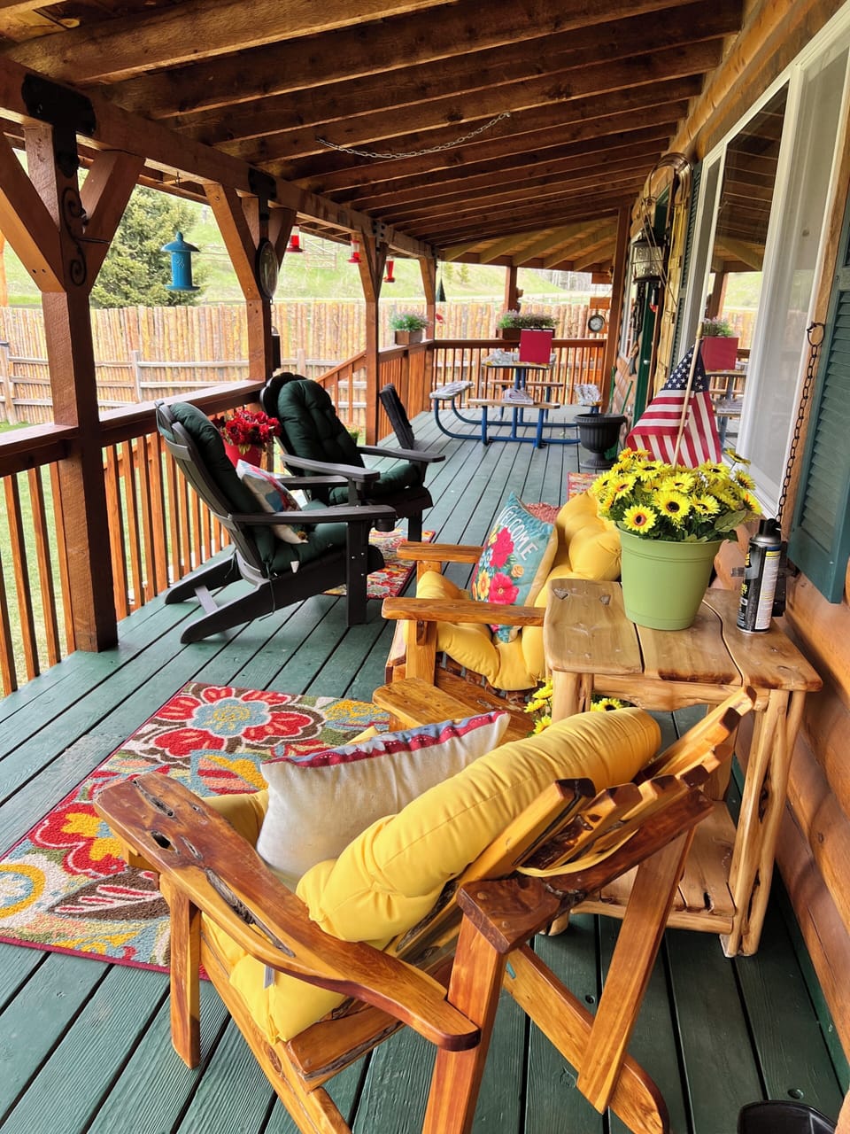 Wrap around front porch