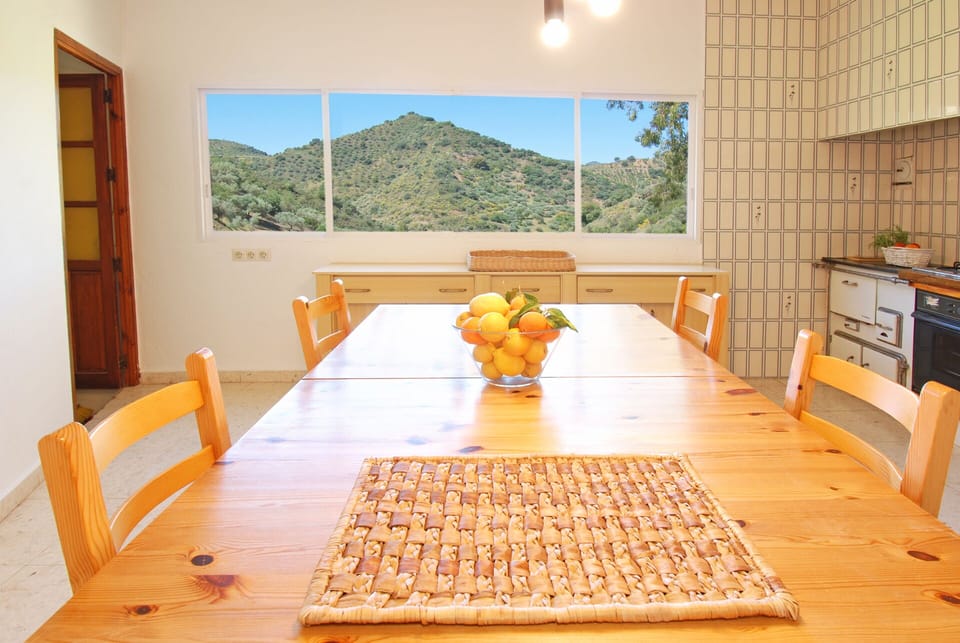 Even from the kitchen the view is breathtaking. 