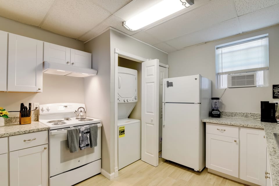 Laundry Closet | Iron & Board Available