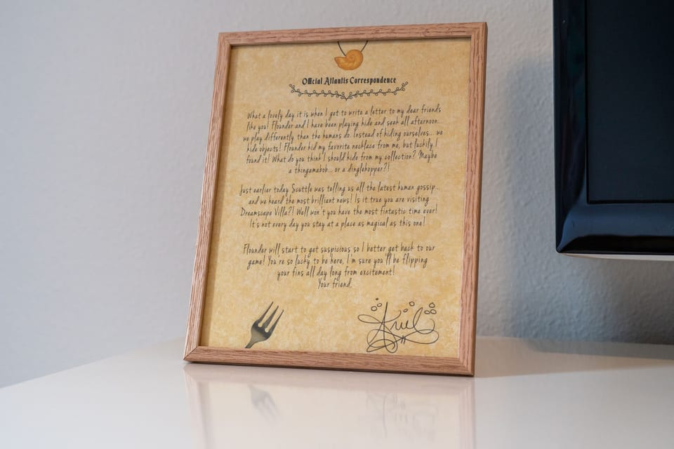 Ariel Welcome letter