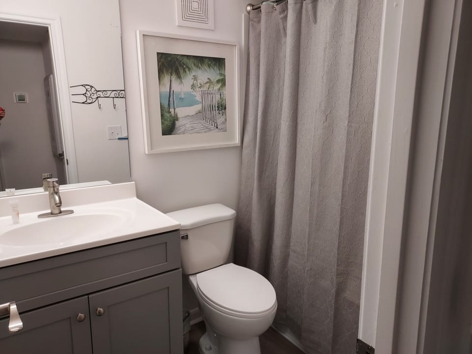 Bathroom full tub and shower