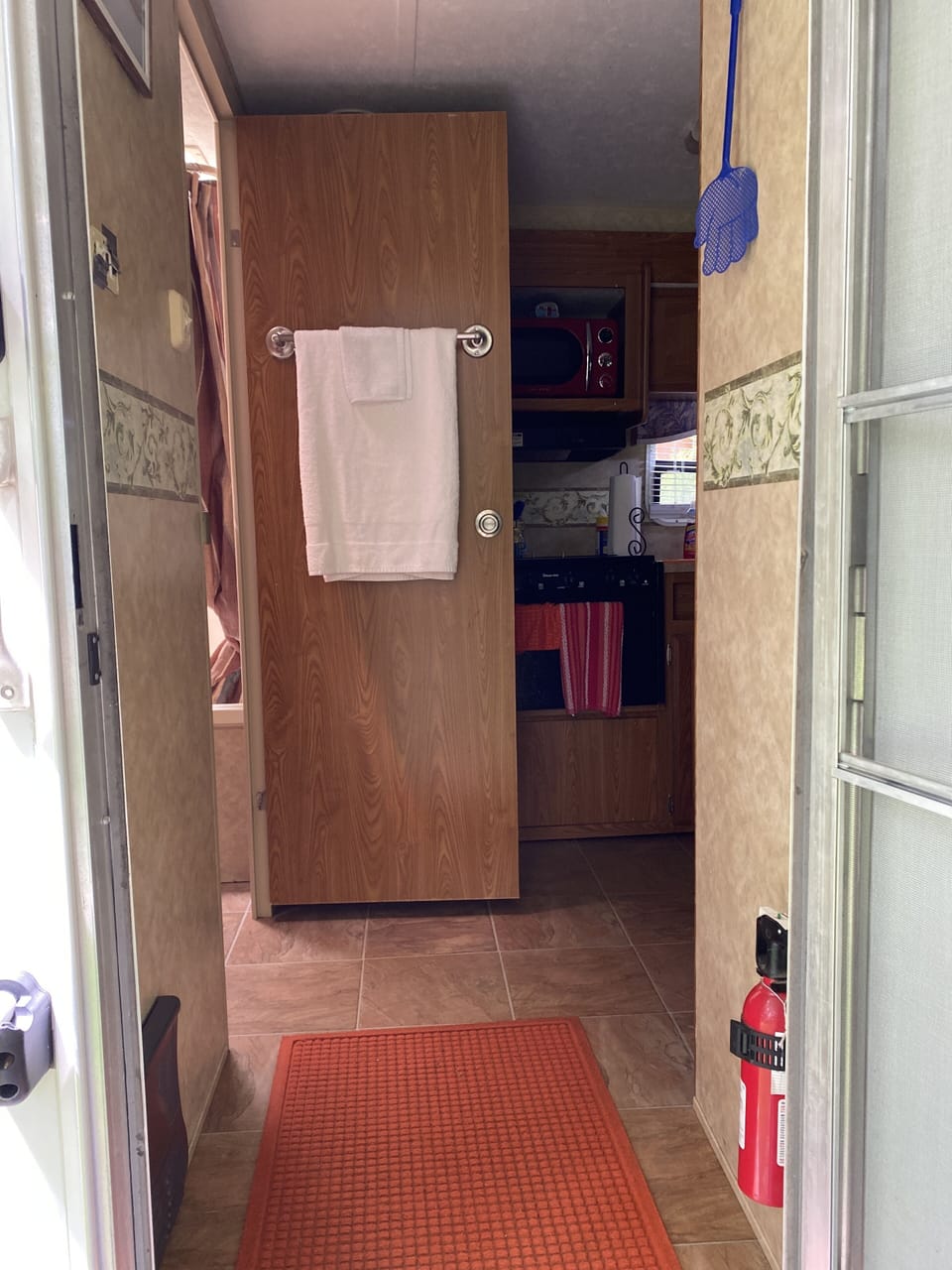 View from door