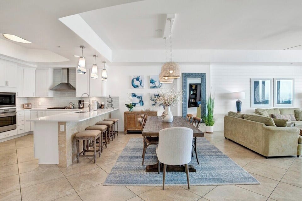 Just off the kitchen, there's also a generously sized breakfast nook for extra seating.