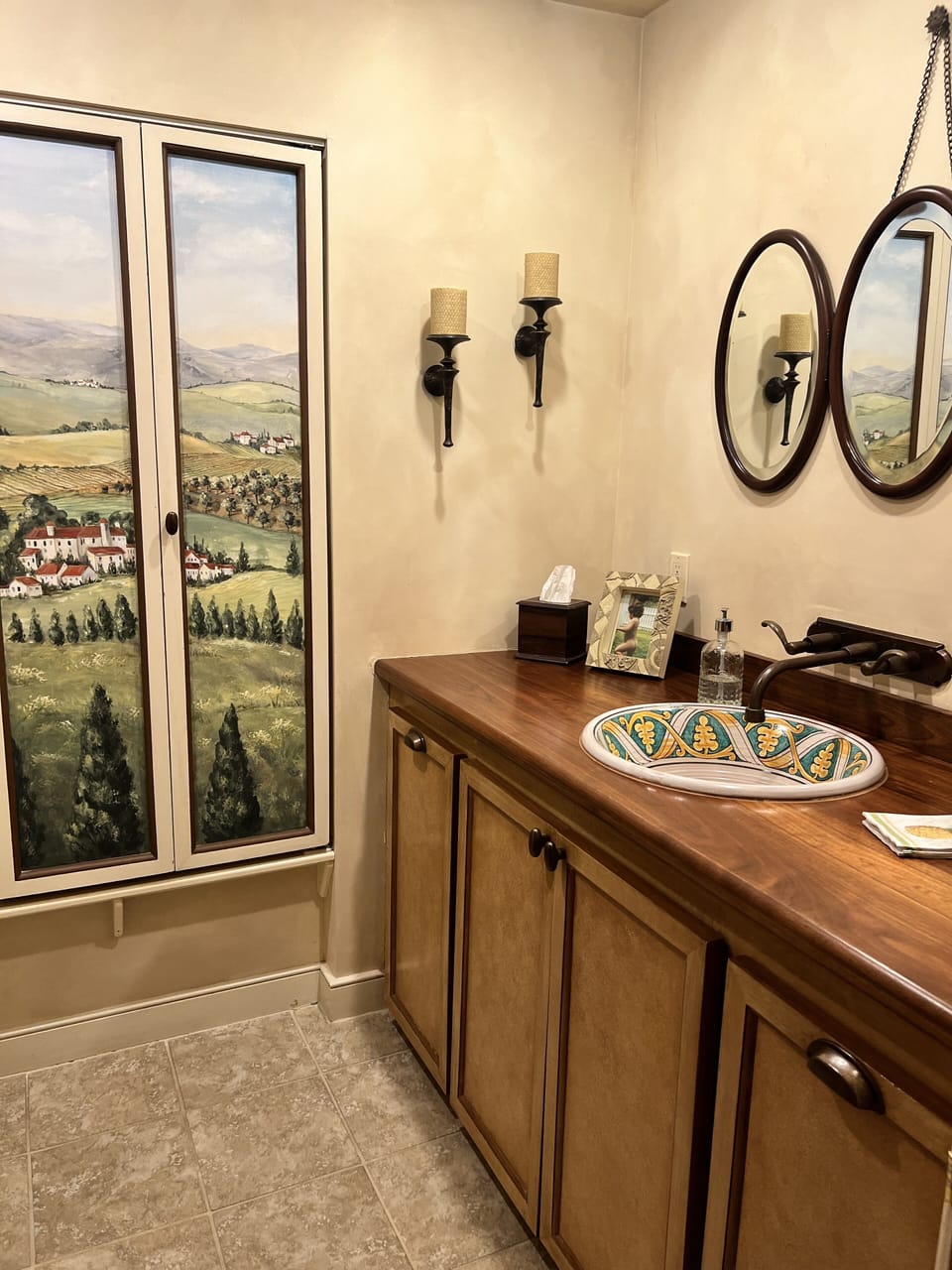 Powder room on main level