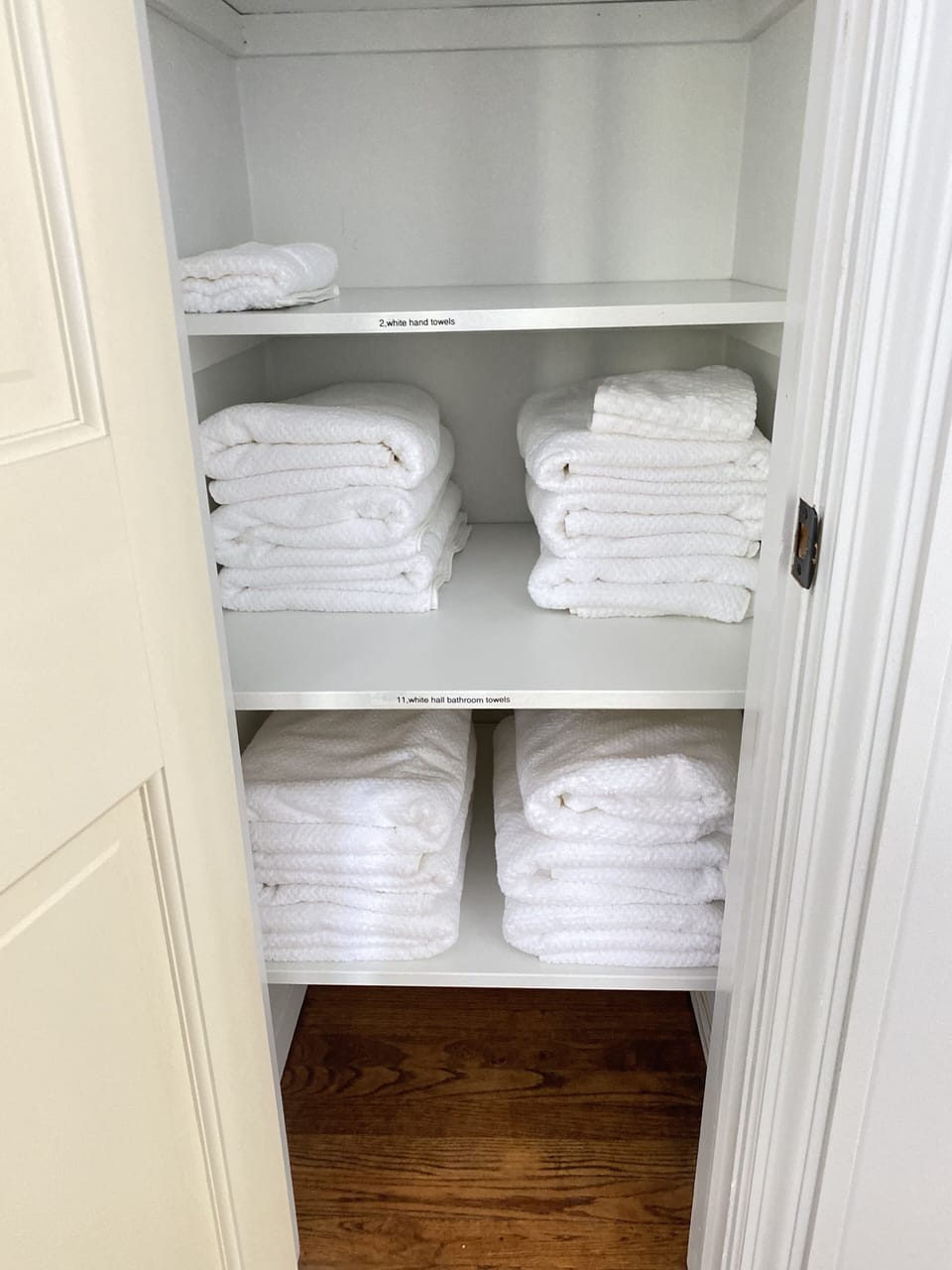 Tons  of extra towels 

We also have entire closet of beach towels / pool towels
