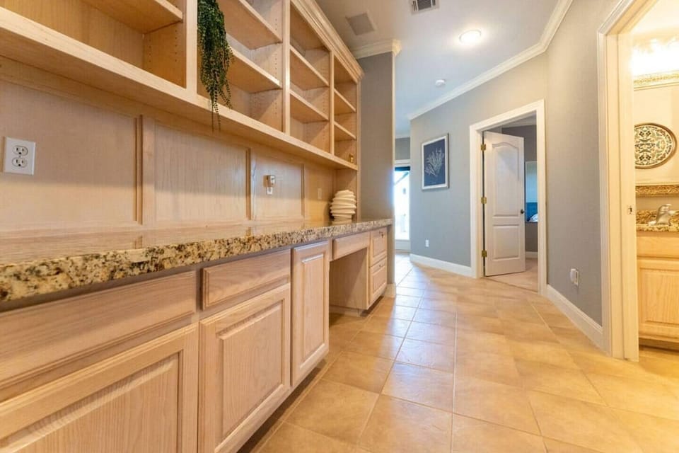 Shared workspace between Bedroom # 3 & 4