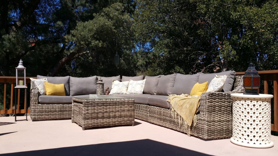 Rear patio