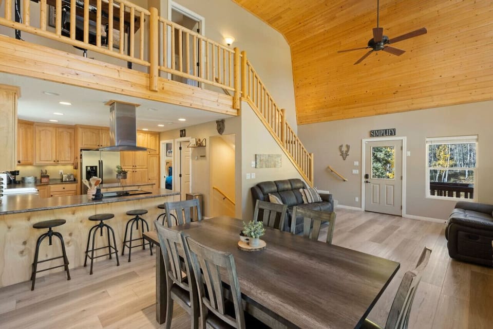 Cook, dine, and connect in this spacious, open-concept retreat.