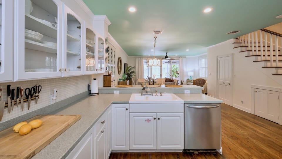 The large kitchen has everything you'll need...