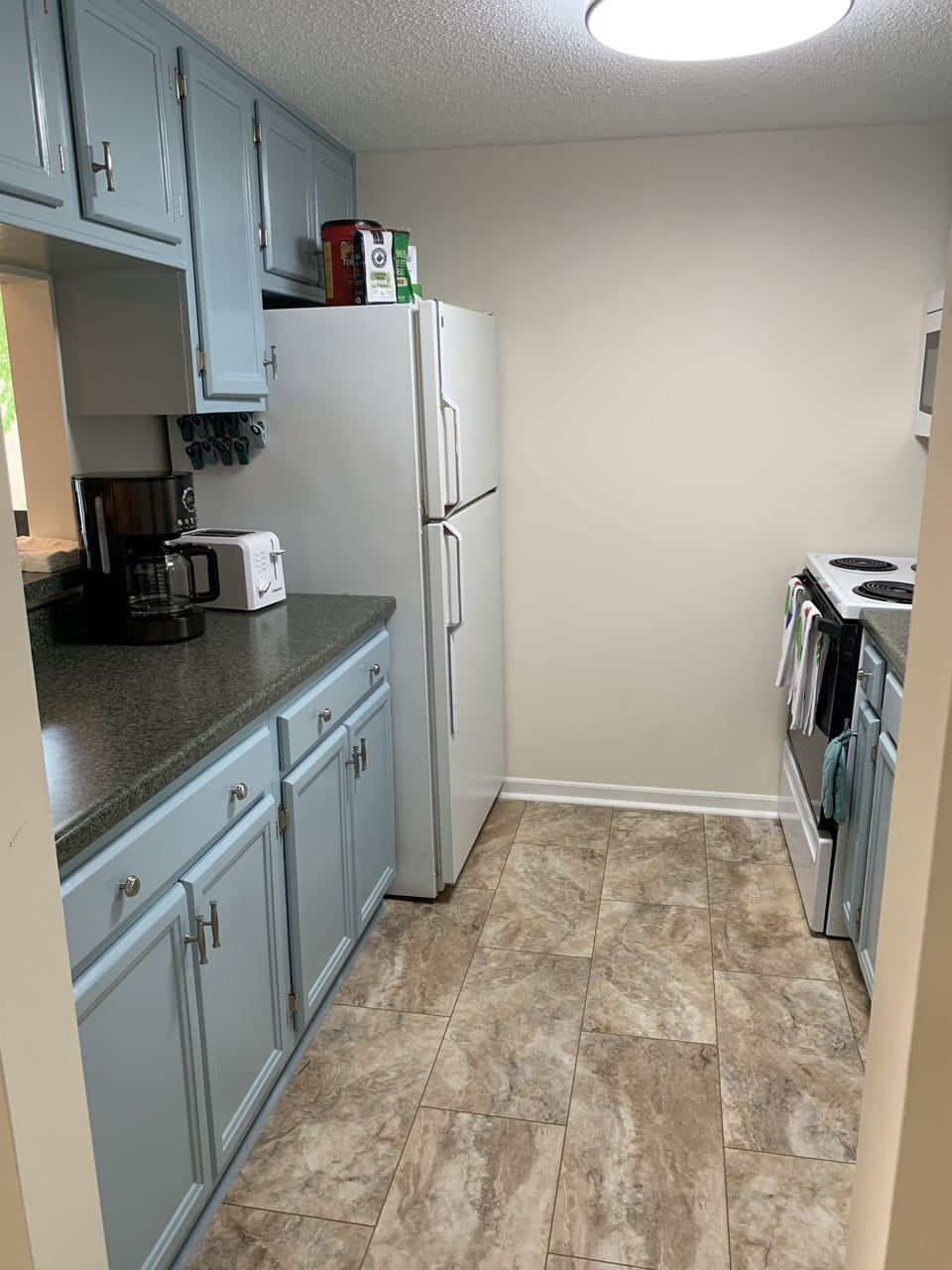 Engage your culinary skills in the fully stocked kitchen.