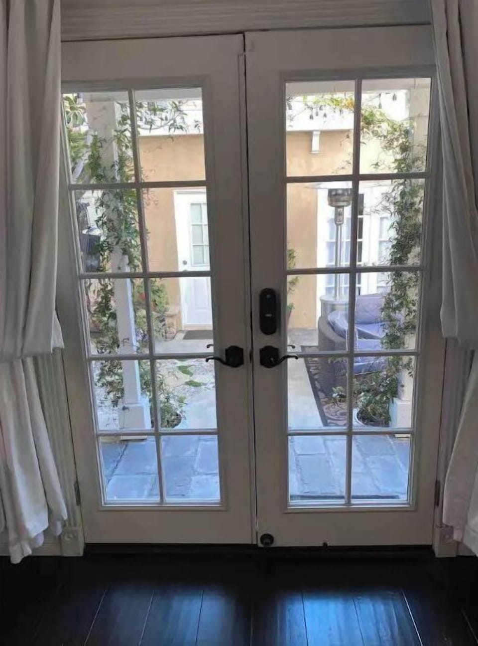 Courtyard entrance / master bedroom suite 