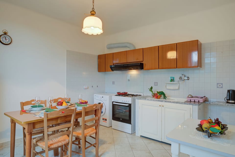 Kitchen and dining area
