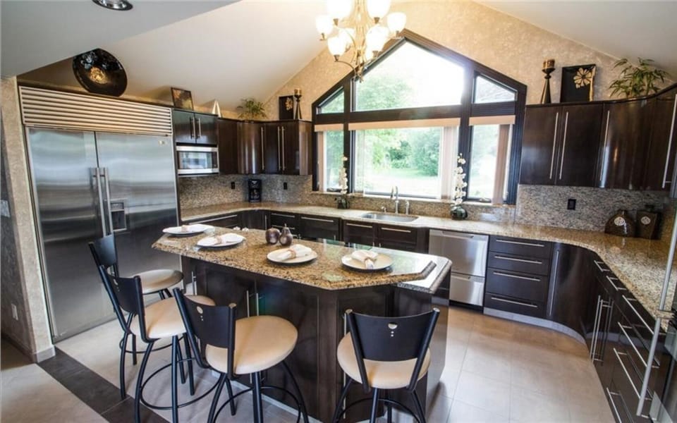 Large kitchen with plenty of storage and space to entertain
