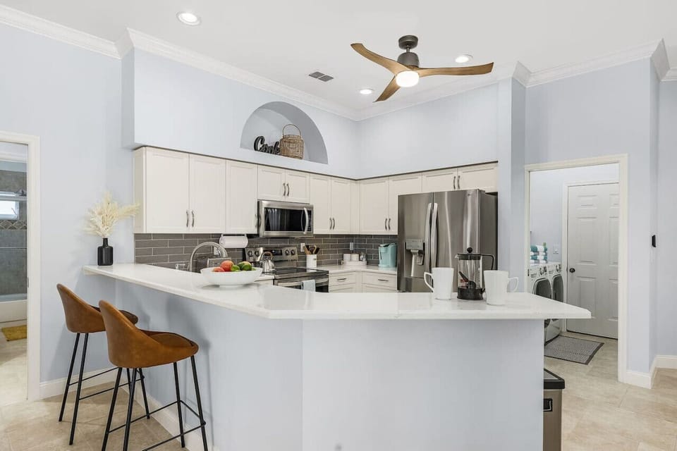 This kitchen has it all - modern appliances