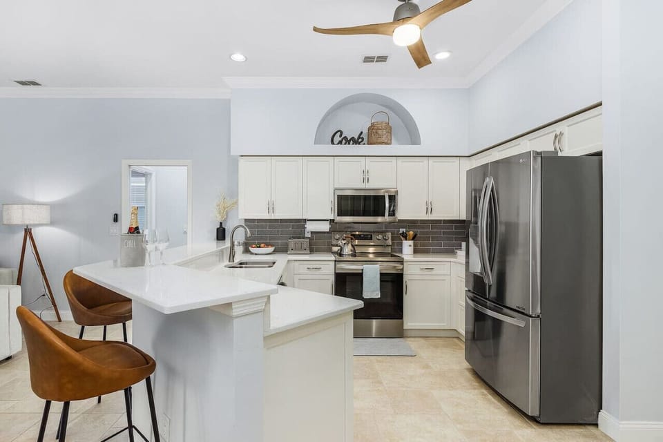 This kitchen has it all - modern appliances