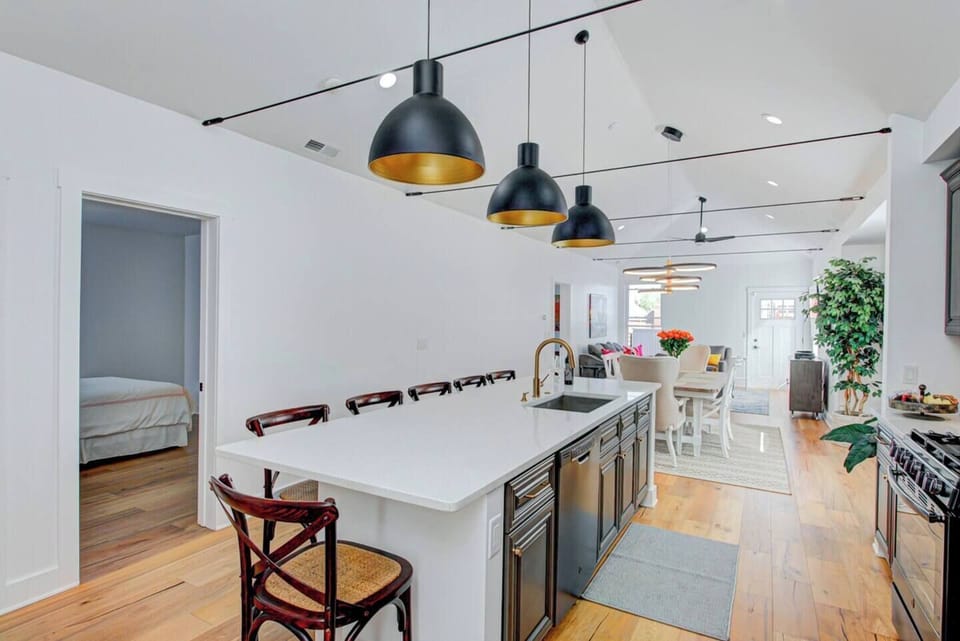 Open-concept home allows for plenty of interaction with your group.