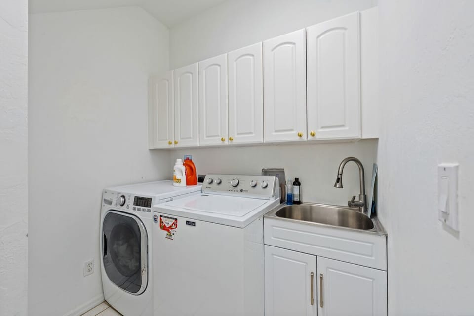 Laundry room downstairs.