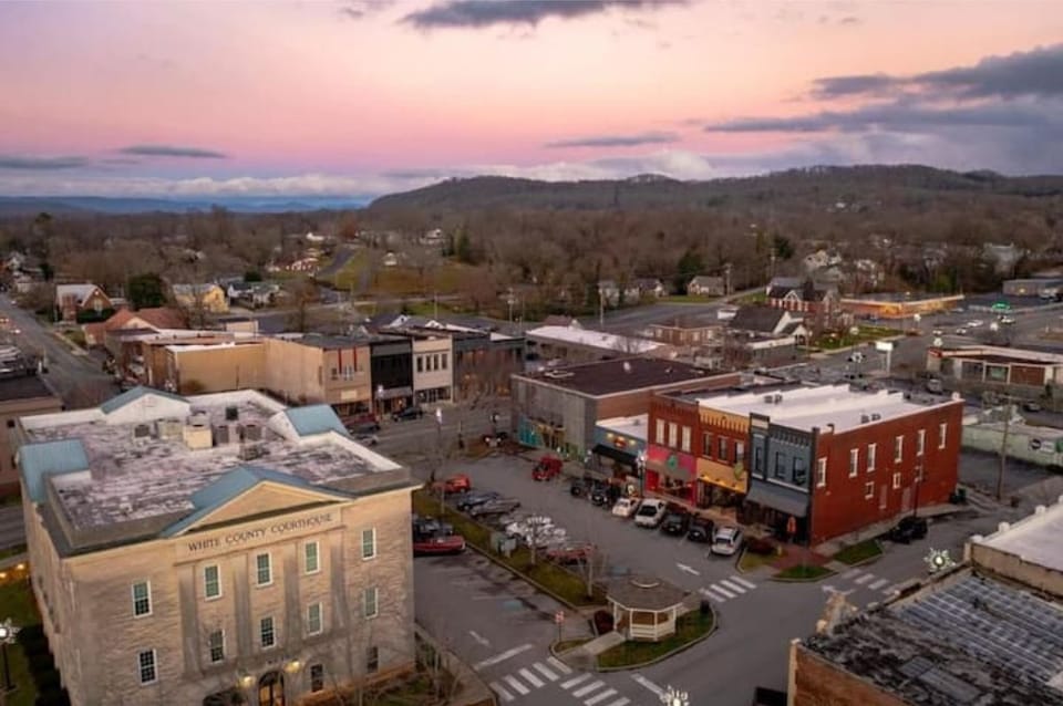Downtown Historical Sparta: great restaurants, shopping, live music