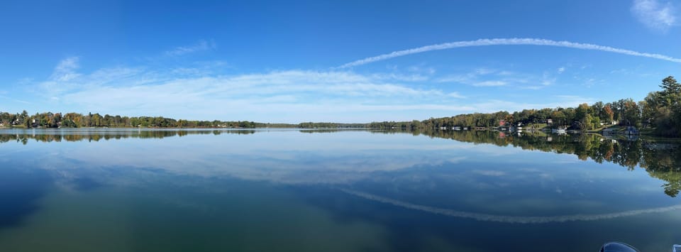 View from the end of the dock