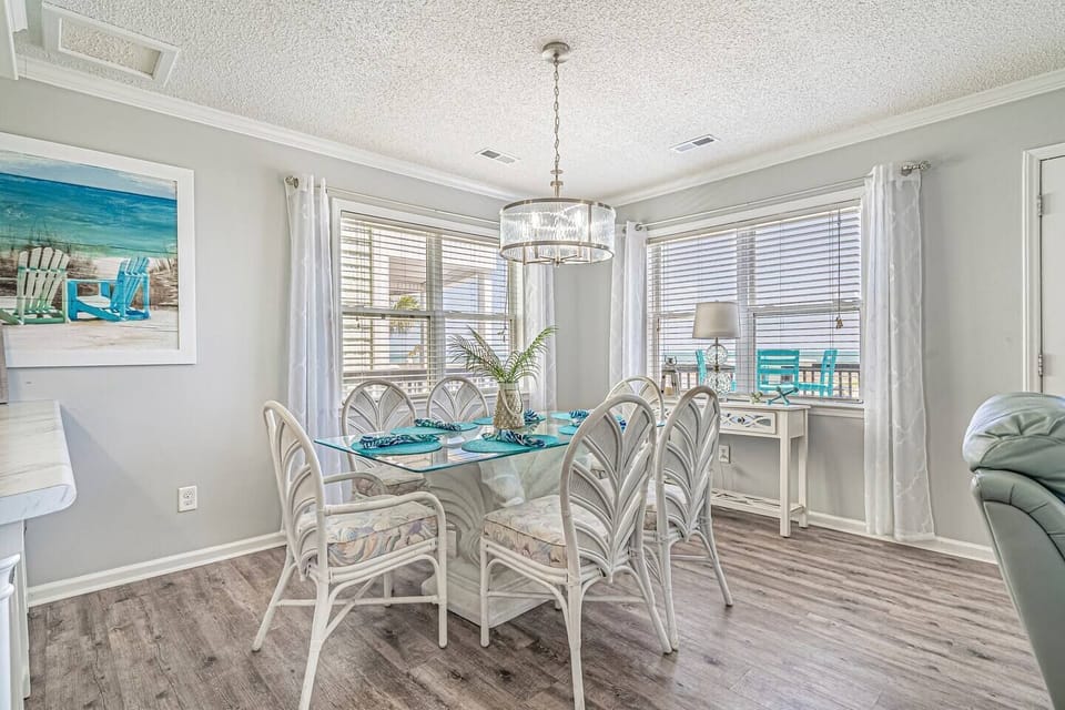 Elegant dining in a cozy setting.