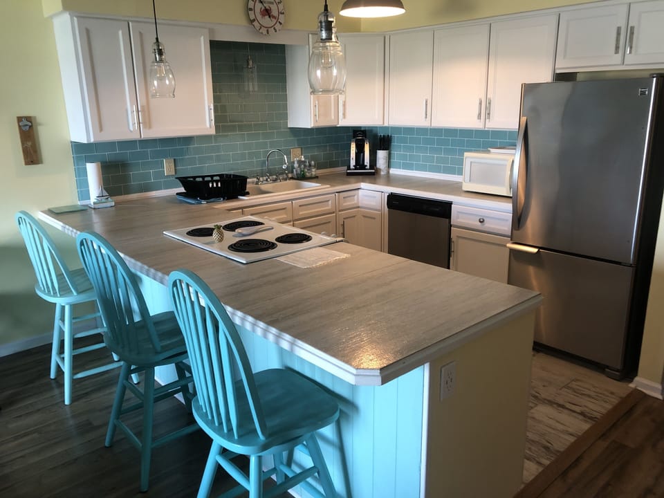 Kitchen and bar