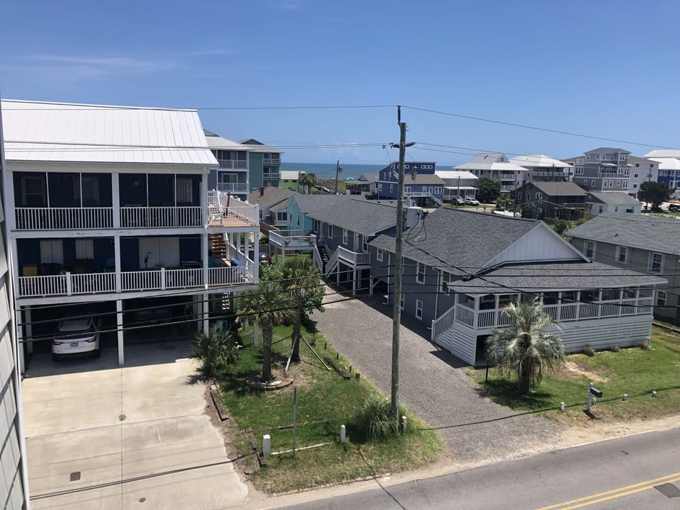 View from front entrance on 4th floor balcony
