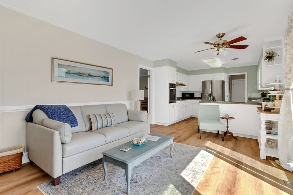 Family room with couch bed
