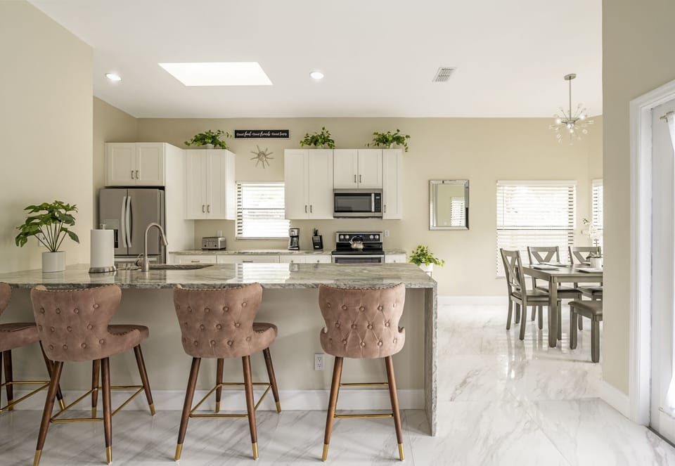 Open, spacious, and fresh. 