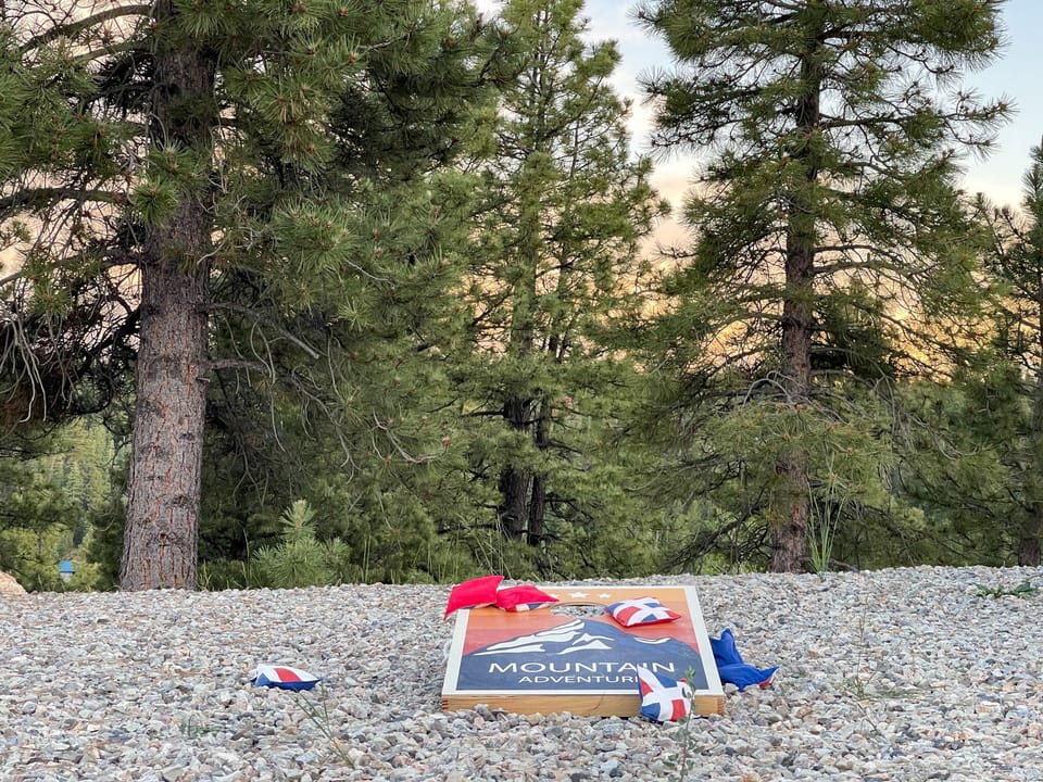 Play corn hole.